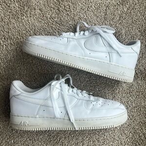 Nike Air Force 1 ‘07 shoes - men’s size 11 - 2020 model - triple white